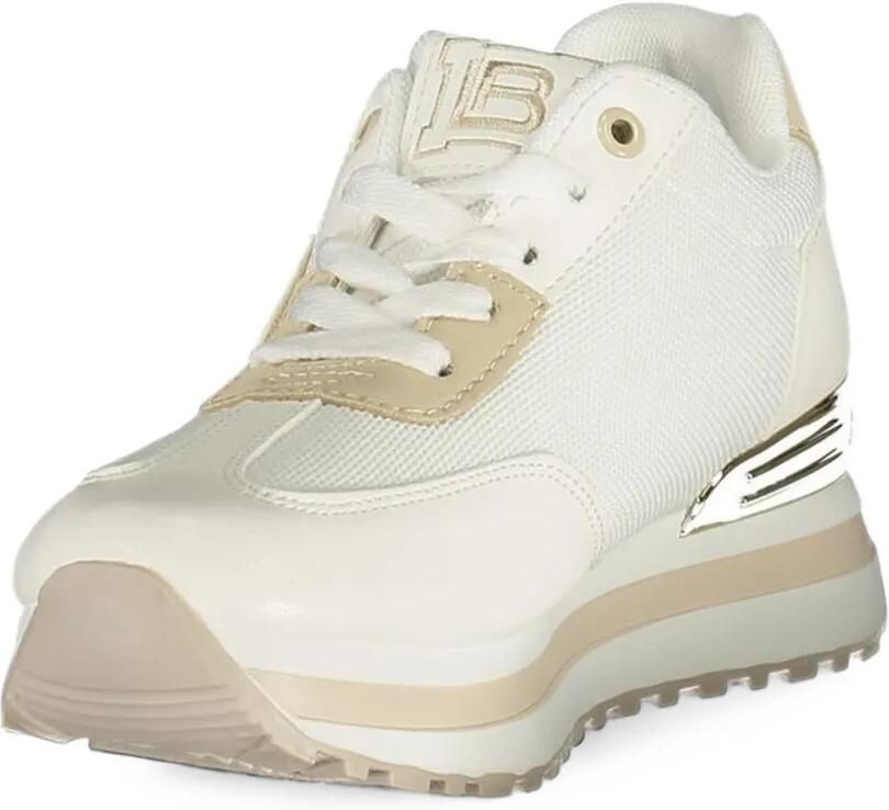 Laura Biagiotti logo-plaque sneakers Wit - Foto 2