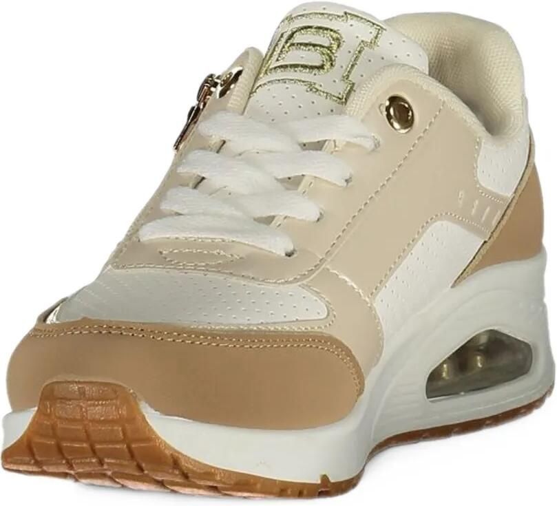 Laura Biagiotti logo-plaque zip-detail sneakers Beige - Foto 2