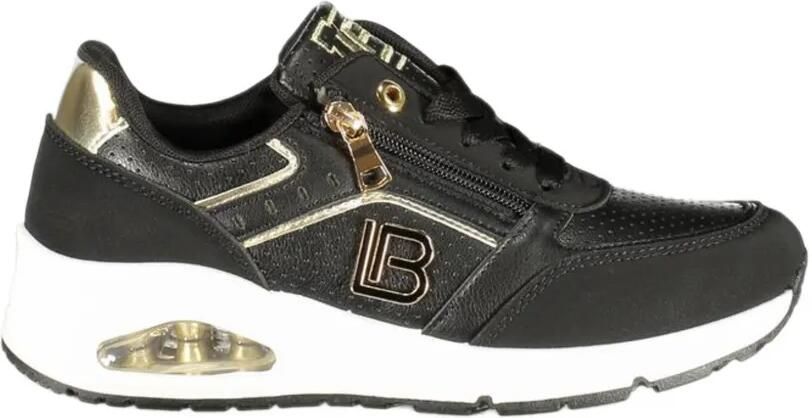 Laura Biagiotti logo-plaque zip-detail sneakers Zwart