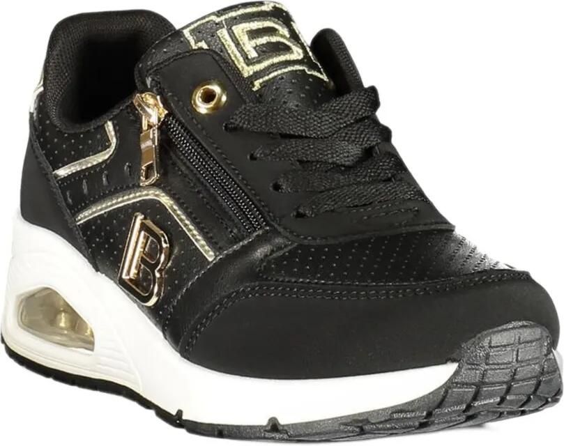 Laura Biagiotti logo-plaque zip-detail sneakers Zwart - Foto 3