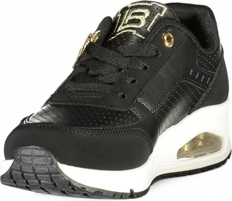 Laura Biagiotti logo-plaque zip-detail sneakers Zwart - Foto 2