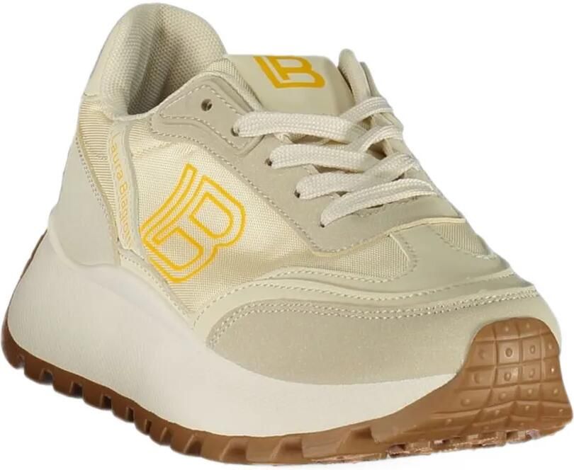 Laura Biagiotti logo-print chunky sneakers Beige - Foto 3