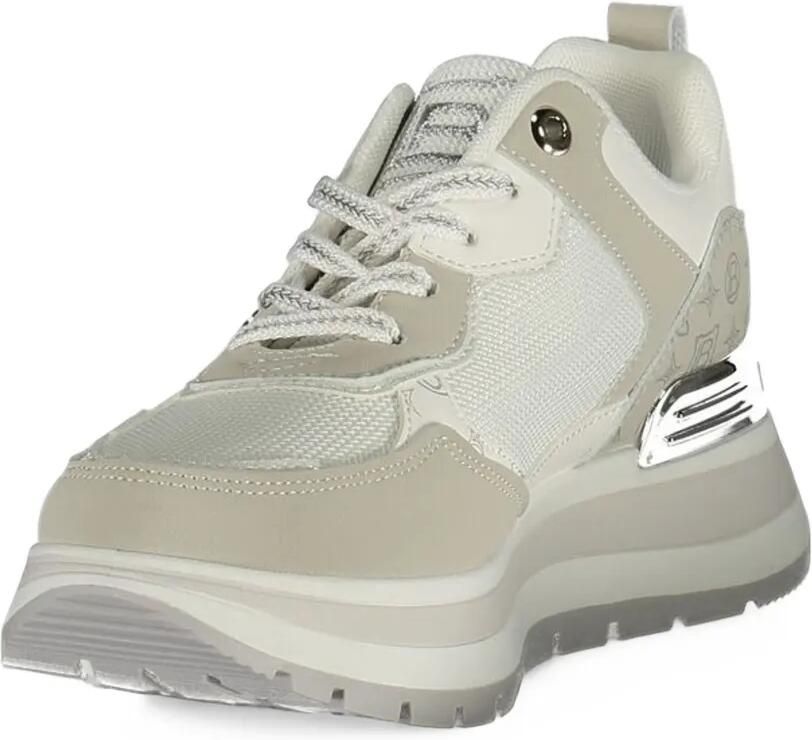 Laura Biagiotti monogram-print logo-plaque sneakers Wit - Foto 2