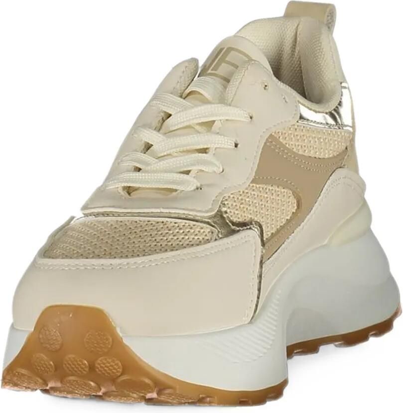 Laura Biagiotti panelled chunky-sole sneakers Beige - Foto 2