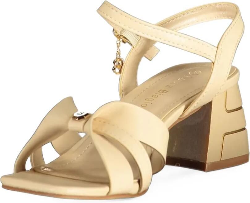 Laura Biagiotti Sandalen met blokhak Beige - Foto 2