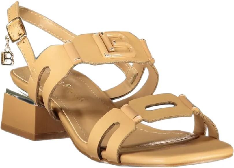 Laura Biagiotti Sandalen met blokhak Beige - Foto 3