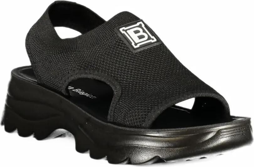 Laura Biagiotti Sandalen met logopatch Zwart - Foto 3