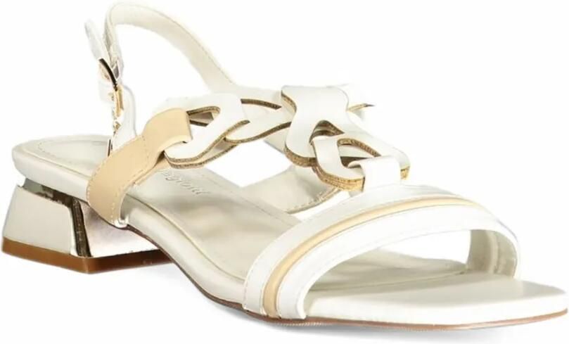 Laura Biagiotti Sandalen met logoplakkaat Wit - Foto 3