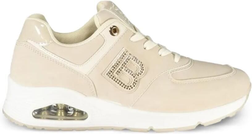 Laura Biagiotti Sneakers met logopatch Beige
