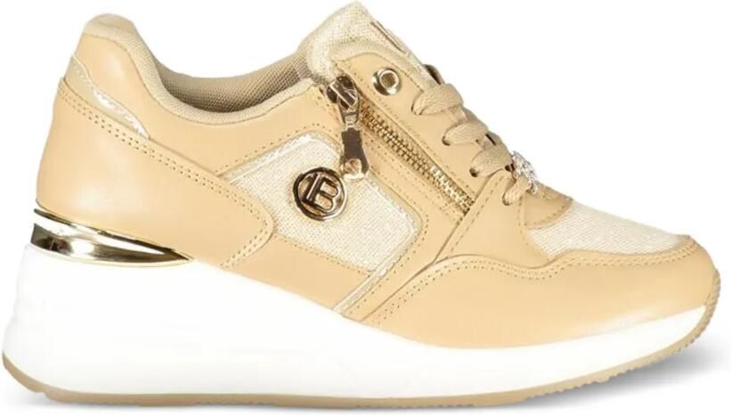 Laura Biagiotti Sneakers met rits Beige