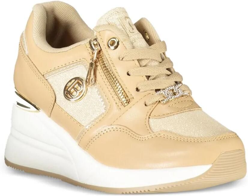 Laura Biagiotti Sneakers met rits Beige - Foto 2