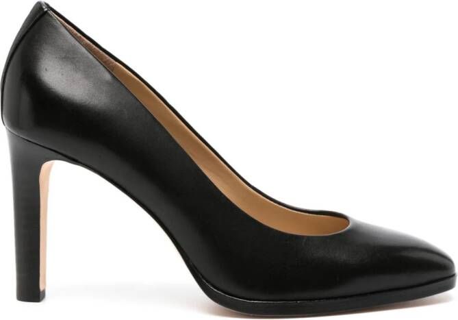 Lauren Ralph Lauren Camila leren pumps Zwart