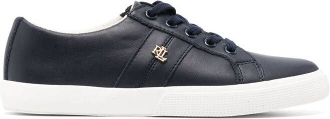 Lauren Ralph Lauren Sneakers met logoplakkaat Blauw