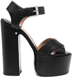 Laurence Dacade Sandalen met plateauzool Zwart