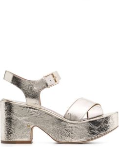 Laurence Dacade Metallic sandalen Goud