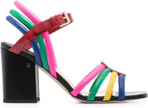Laurence Dacade Camila leren sandalen Rood