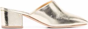 Laurence Dacade Daria metallic muiltjes Goud
