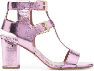 Laurence Dacade Helie metallic sandalen Roze