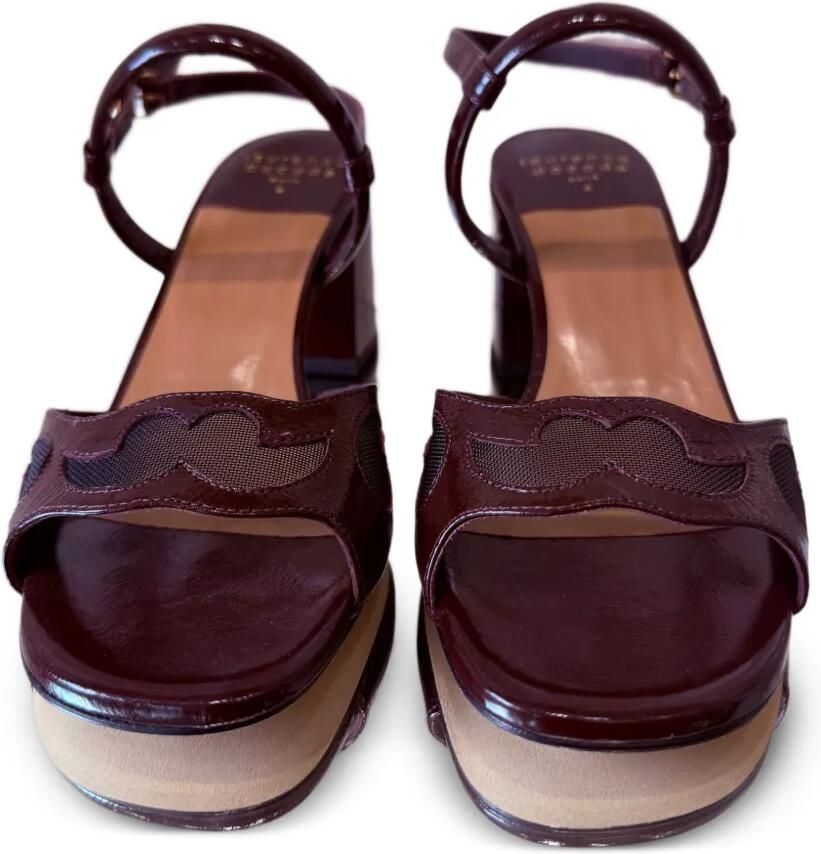 Laurence Dacade Ginger sandalen met mesh vlak Rood - Foto 2