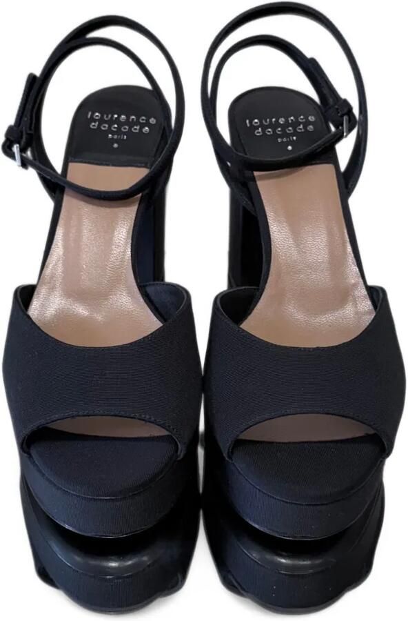Laurence Dacade Lumi sandalen met plateauzool Zwart