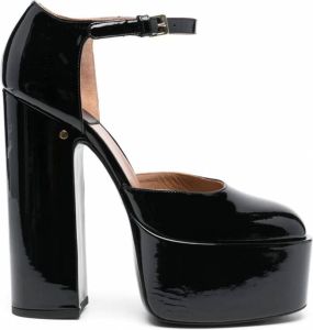 Laurence Dacade Sandalen met plateauzool Zwart