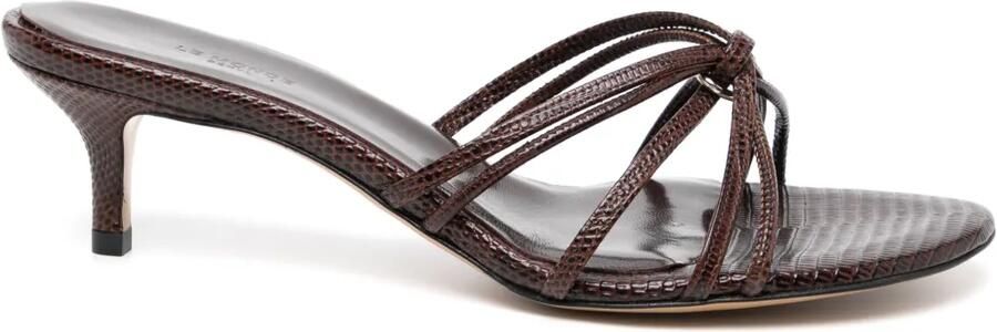 Le Monde Beryl 50 mm Sofia sandalen Bruin