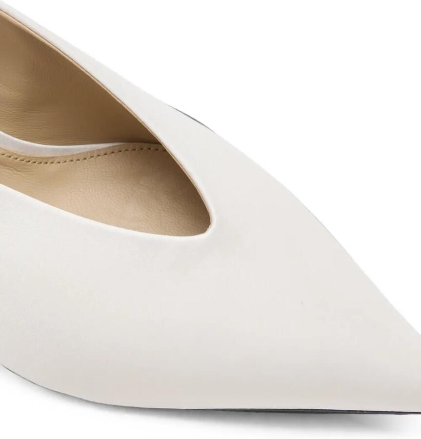 Le Monde Beryl Babouche pumps met kittenhak Wit - Foto 2