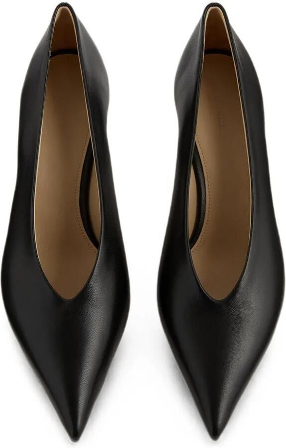 Le Monde Beryl Babouches leren pumps Zwart - Foto 2