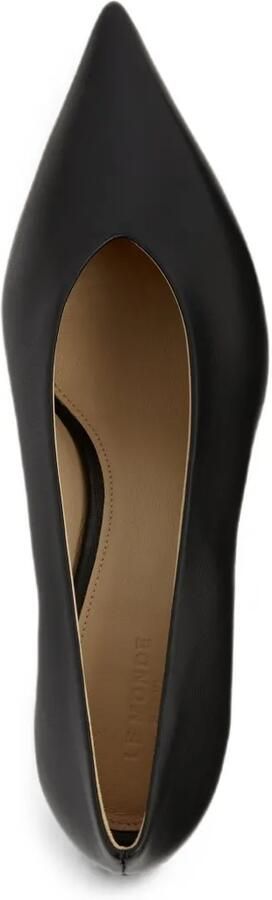 Le Monde Beryl Babouches leren pumps Zwart - Foto 4