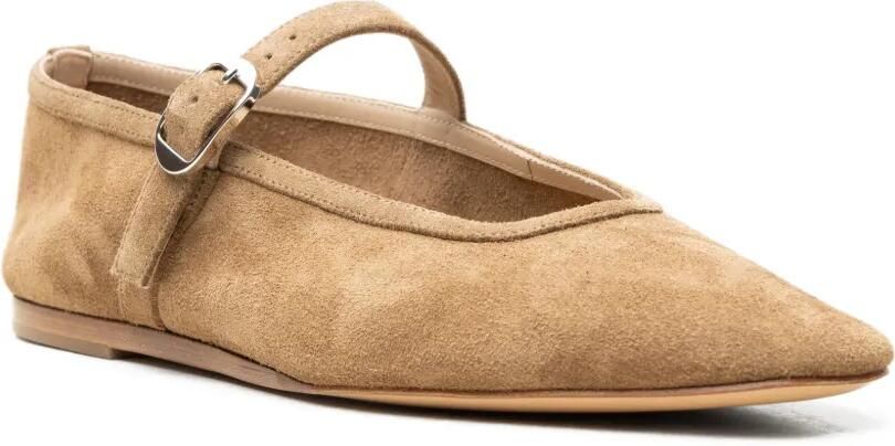 Le Monde Beryl Ballerina's met gespbandje Beige - Foto 2