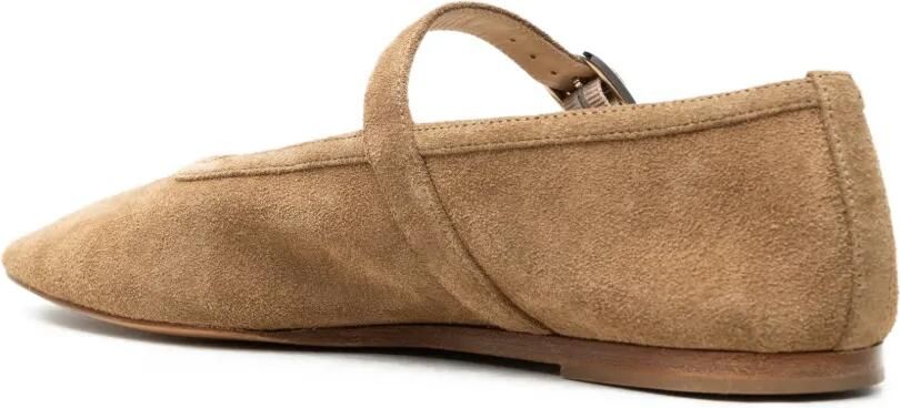 Le Monde Beryl Ballerina's met gespbandje Beige - Foto 3