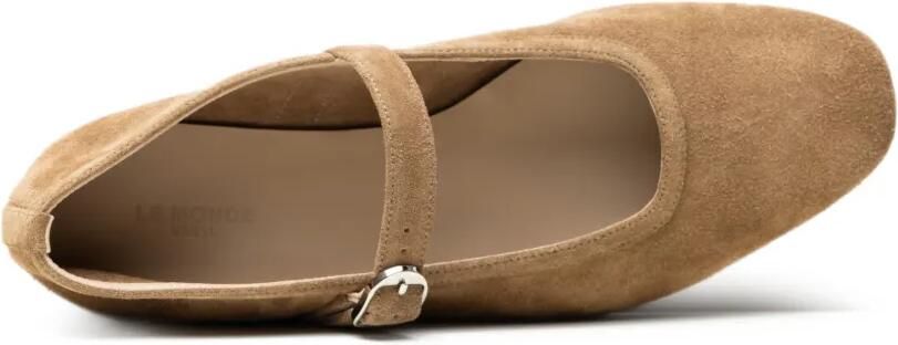 Le Monde Beryl Ballerina's met gespbandje Beige - Foto 4