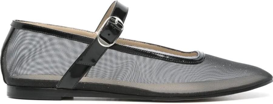 Le Monde Beryl Mesh ballerina's Zwart