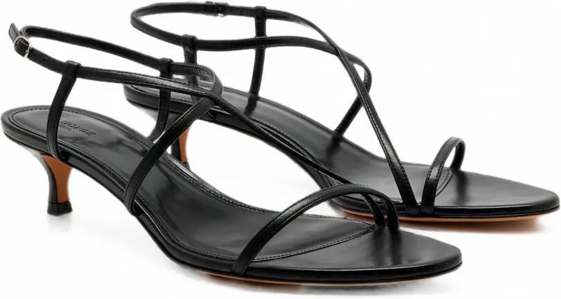 Le Monde Beryl Rio leren sandalen met bandjes Zwart