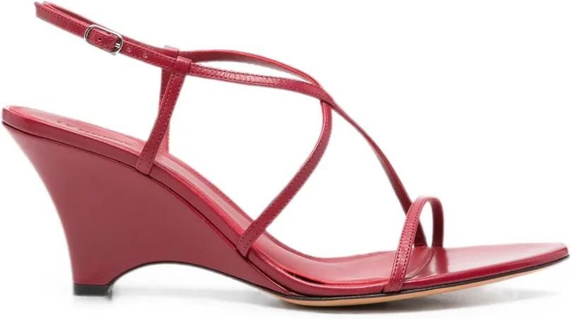 Le Monde Beryl Rio sandalen met sleehak Rood