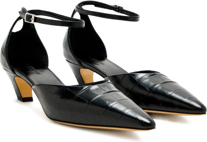 Le Monde Beryl Victoria pumps met krokodillen-reliëf Zwart - Foto 2