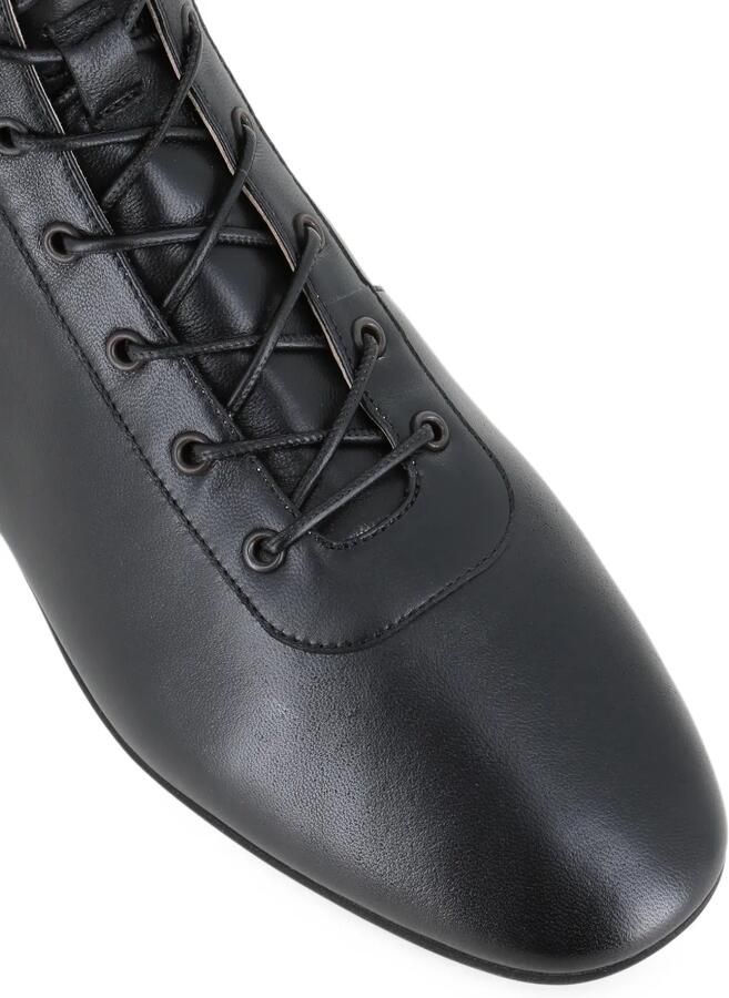 Le Monde Beryl Wren lace-up leather ankle boots Zwart - Foto 4