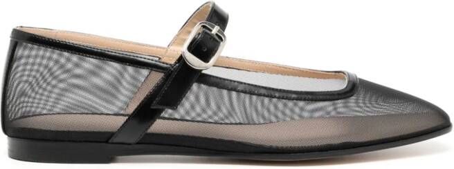 Le Monde Beryl Mesh ballerina's Zwart
