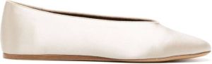 Le Monde Beryl Ballerina's met textuur Bruin