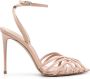 Le Silla 110mm lakleren sandalen Beige - Thumbnail 1