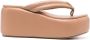 Le Silla Aiko sandalen met sleehak Bruin - Thumbnail 1