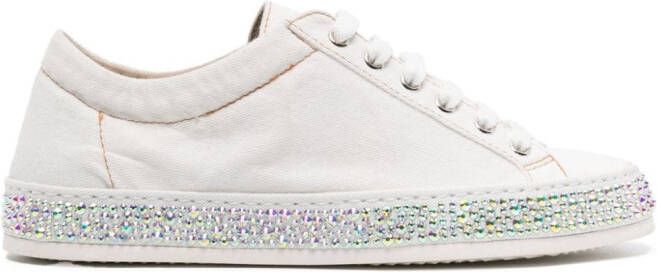 Le Silla Andrea canvas sneakers Wit