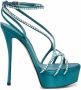 Le Silla Belen sandalen met open teen Blauw - Thumbnail 1