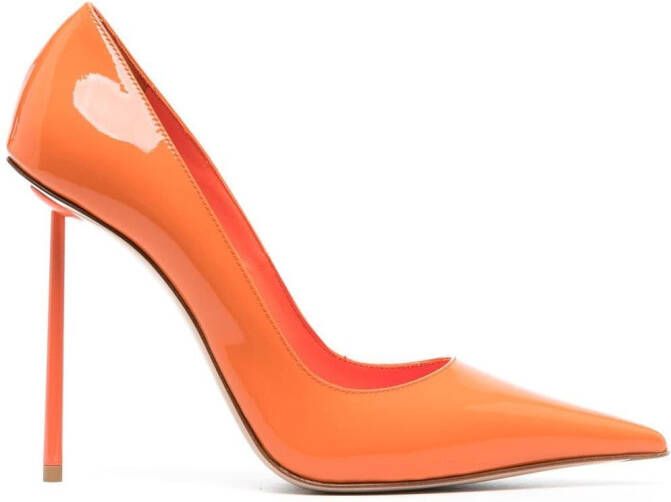 Le Silla Bella leren pumps Oranje