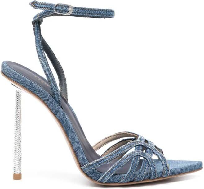 Le Silla Bella denim pumps Blauw