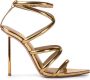 Le Silla Bella leren sandalen Goud - Thumbnail 1