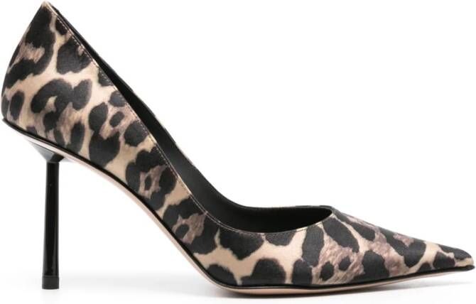 Le Silla Bella pumps met luipaardprint Beige