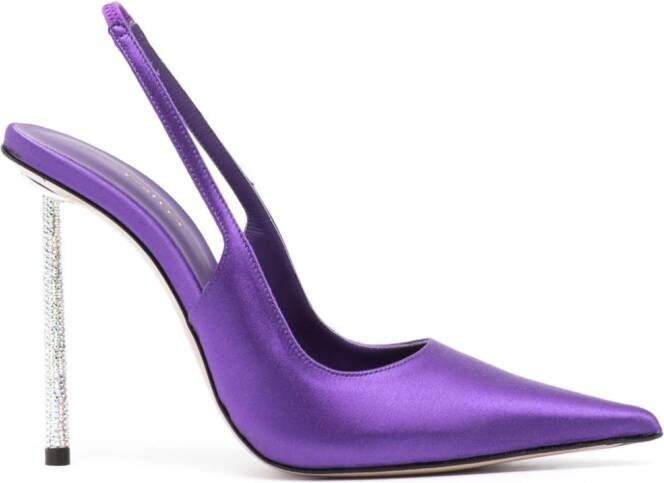 Le Silla Bella pumps met puntige neus Paars