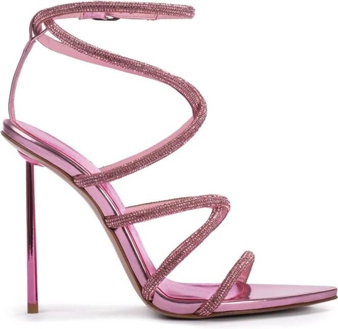 Le Silla Bella sandalen verfraaid met kristallen Roze