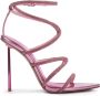 Le Silla Bella sandalen verfraaid met kristallen Roze - Thumbnail 1